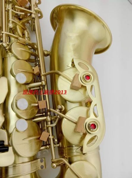 Nuovo arrivo SAS-R54 Sassofono contralto in Mib di alta qualità Ottone Filo di rame antico Trafilatura Sax Strumento musicale professionale con custodia Accessori