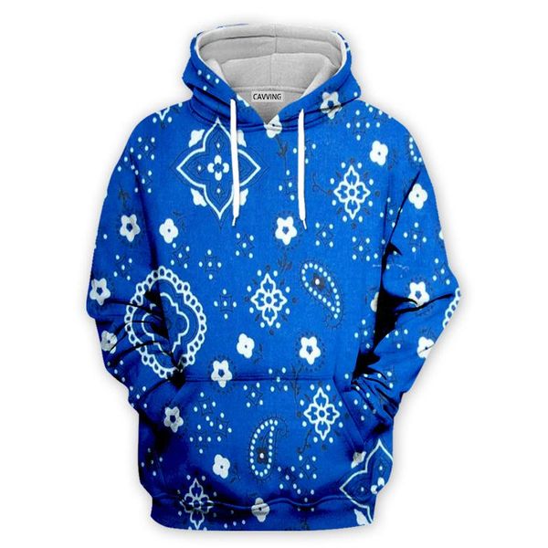 Männer Hoodies Sweatshirts Crips Gang 3D Gedruckt Mit Kapuze Harajuku Hoodie HIP HOP Tops Kleidung Für Frauen/männerHerren