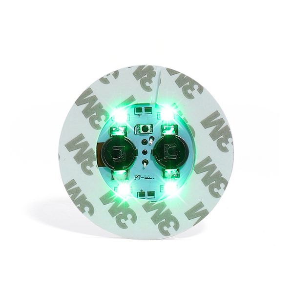 LED Coaster, 6cm/2.36 inç LEDS Şişe Çıkartmaları Parti Çarpı için 4 Işık ile Kavurma Aydınlatma Çubuğu (Beyaz Kırmızı Mavi Yeşil Renkli) Şarap Crestech