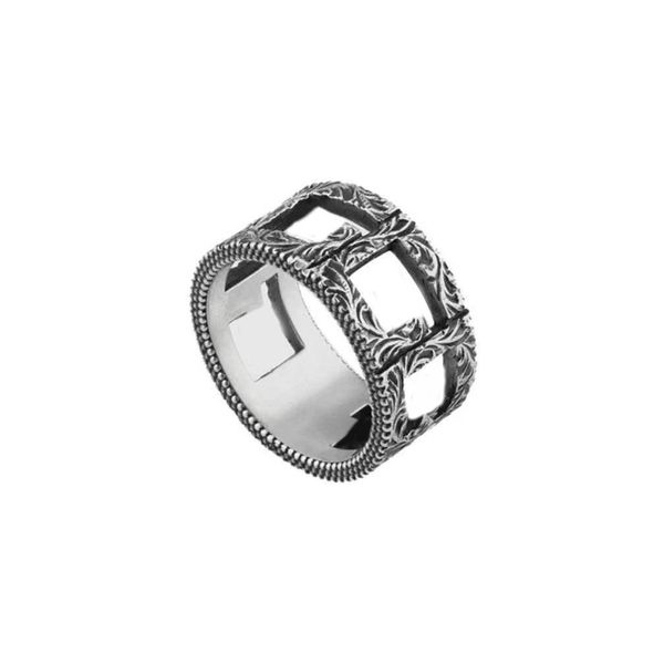 G Designer Anello Donna Anelli di alta qualità Classico Uomo Anelli d'amore per le donne Fantasma Teschio Anello di lusso placcato Argento vintage Lettera Unisex Homme Bague