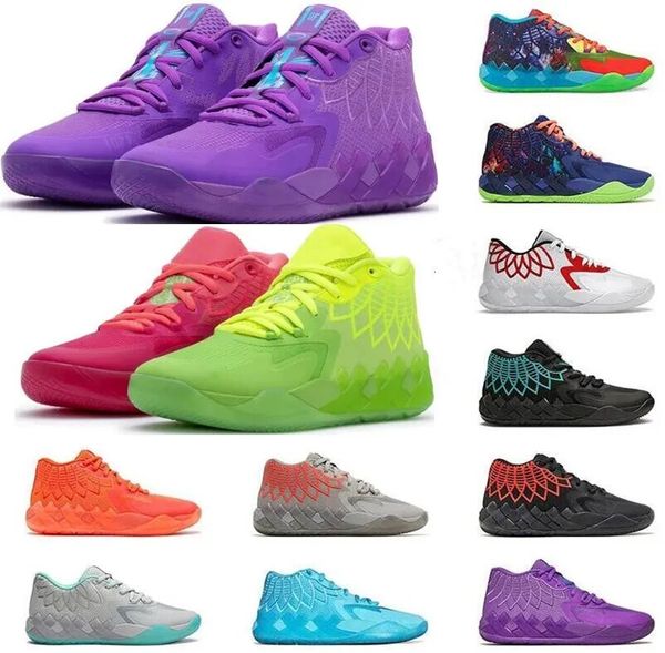 New Basketball Shoes Mens Mens Sports Sneakers Black Blast Buzz City Rock Ridge Red Lamelo Ball 1 MB.01 lo OVNI Não daqui queen City Rick