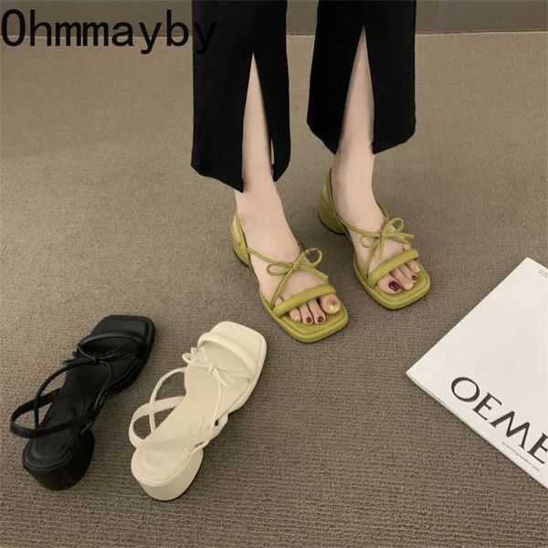 Sandalen 2023 Neue Sommer Frauen High Heel Sandalen Karree Starke Ferse Damen Elegante Schuhe Kleid Partei Pumpen Zapatos Mujer g230207