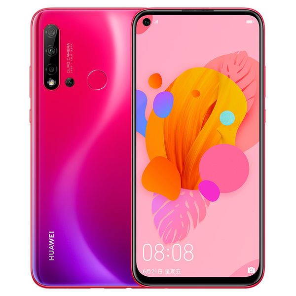 Оригинальный Huawei Nova 5i 4g LTE Сотовый телефон 6 ГБ ОЗУ 128 ГБ ПЗУ KIRIN 710 OCTA CORE HARMONYOS 6,4 