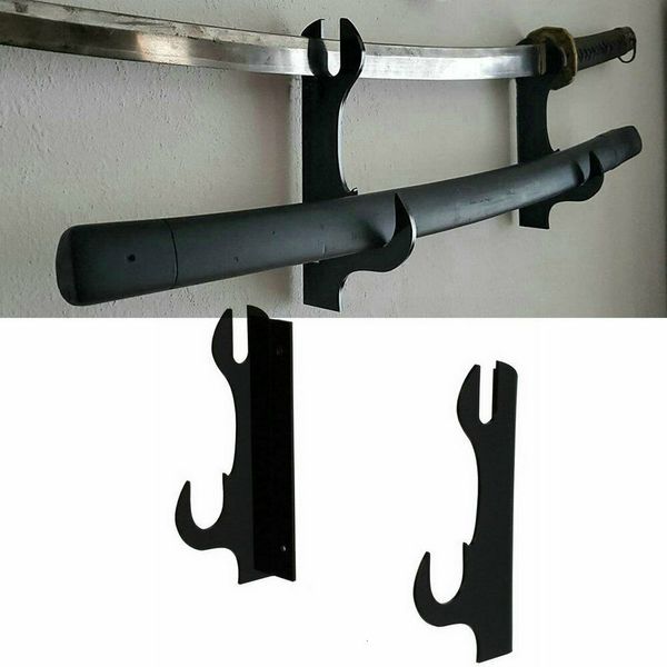 Полки для ванной комнаты для меча крючок двухслойный настенный самурайский держатель Support All S 230207