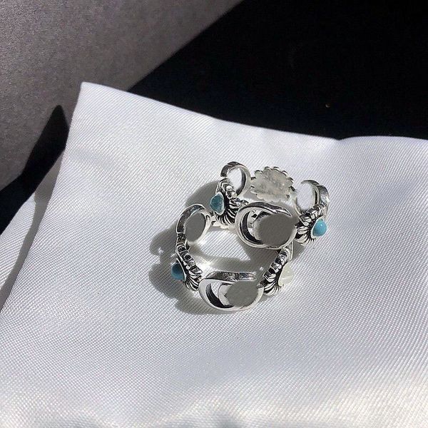 Классическое мужское дизайнерское кольцо, любовные кольца для женщин, призрачный череп, роскошное кольцо с покрытием, винтажное серебряное письмо, модное унисекс, подарок для мужчин, подарок AAA