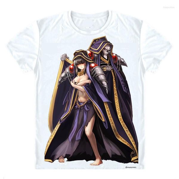 Herren T-Shirts Overlord Obarodo T-Shirts Kurzarm Anime Manga Lupusregina Beta Narberal Gamma Entoma Vasilissa Zeta Cosplay Shirt
