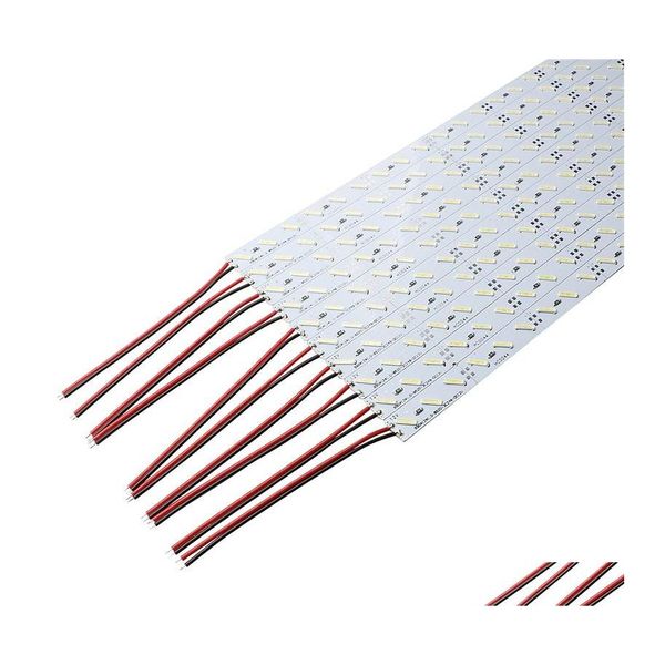 Luzes de barra de LED 100pcs SMD 8520 Luz r￭gida de tira dura 100cm 1m 72LEDS Perfil de alum￭nio n￣o ￠ prova de ￡gua 12V para entrega de queda H DHFWZ