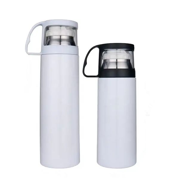 12 Unzen 17 Unzen Becher Sublimation leere Wasserflasche doppelwandige Edelstahl Reise Thermoskanne Tumbler Vakuumisolierte Flasche Thermo Wasserflasche Tee Kaffeetassen