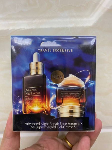 Advanced Night Repair Radiant Skin set Refreshers 50 мл 15 мл Крем для лица и крем для глаз Blue Light Косметика Увлажняющая