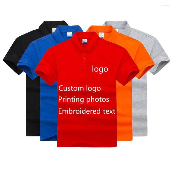 Мужские рубашки для родительского ребенка-кильда и женские футболки в общем заводе на индивидуальном вышивом логотике или POS