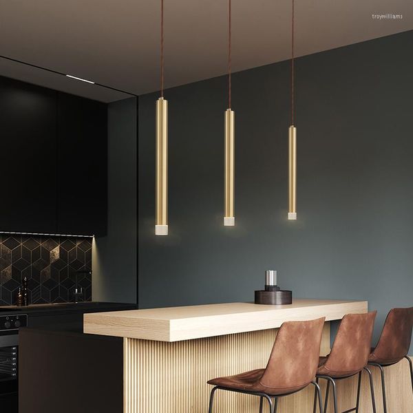 Kolye lambaları Modern LED Işık Nordic Minimalist Dekorasyon Oturma Odasında Kullanılır