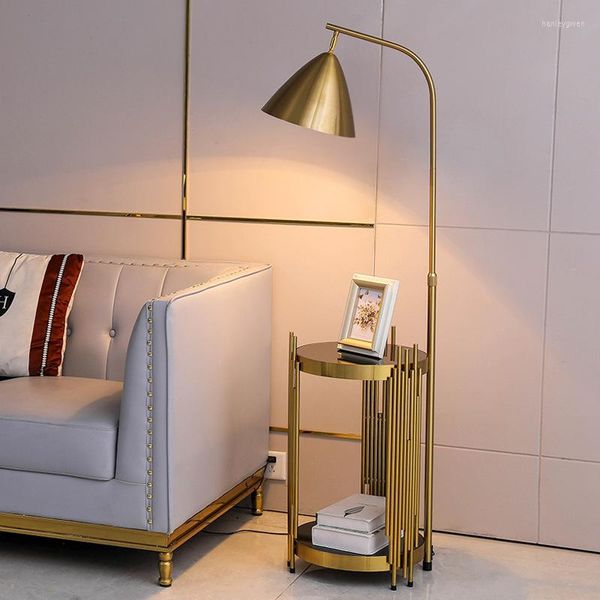 Floor Lamps Vintage Giraffe Lamp Metal Stand Fan Tripod Glass Ball Modern Wood Feather