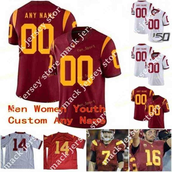 American College Football Wear College NCAA College-Trikots USC Trojans 33 Marcus Allen 47 Clay Matthews 43 Troy Polamalu 1 Adoree Jackson