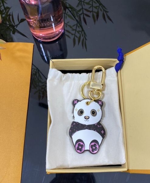 Designer-Schlüsselanhänger-Etui, niedlicher Panda-Hase, Ornament-Anhänger, Schlüsselanhänger, lässige Mode, Schlüsseletuis