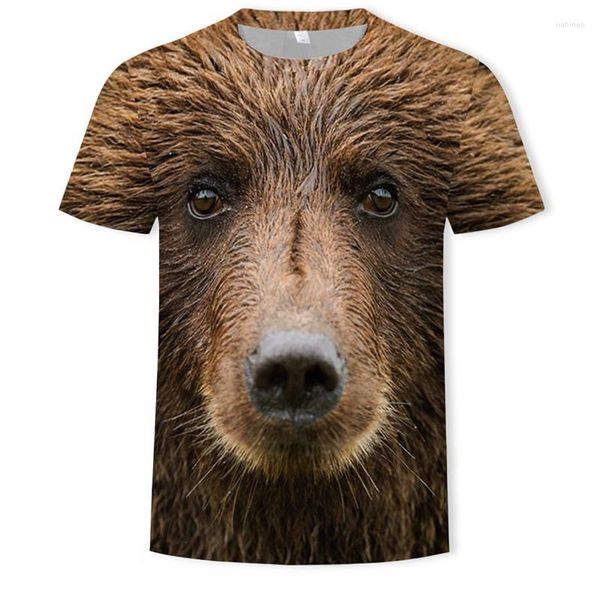 Magliette da uomo Magliette da uomo estive Stampa 3D Maglietta da scimmia animale Maglietta a maniche corte Divertente Design panciuto Casual Top Tees Abbigliamento