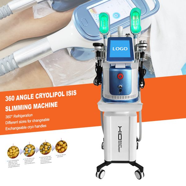 2023 360 Cryolipolysis Fat Freezing Macchina dimagrante Body Contouring Congelamento Slim Cryo Lose Cryo Cryotherapy 360 Cryo Machine per riduzione del grasso