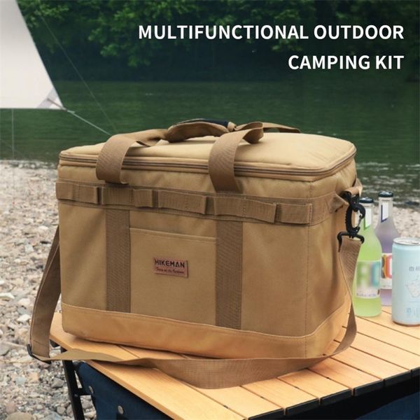 Outdoor-Taschen, 36 l, große Kapazität, Grill, Picknick, Aufbewahrung, Camping, multifunktionale Box, Kochzubehör 230208