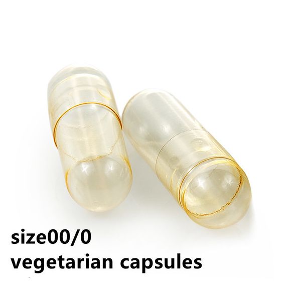 Другие предметы здравоохранения вегетарианские капсулы 1000 шт. Размер 0 Веган пустые овощные капсула DIY наполнитель вегетарианские таблетки таблетки 230208