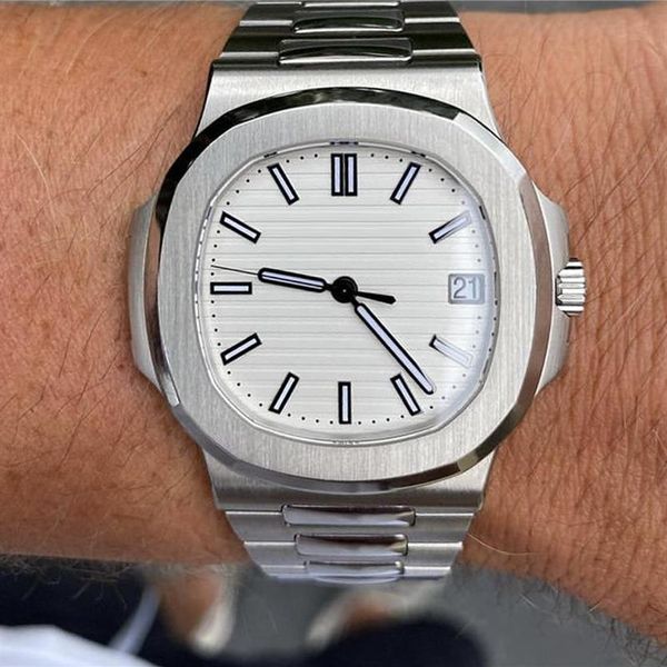 Il pacchetto di qualità del nuovo orologio automatico ovalo maschile maschile skeleton skeleton elastico trasparente posteriore 5167 1a-001238l
