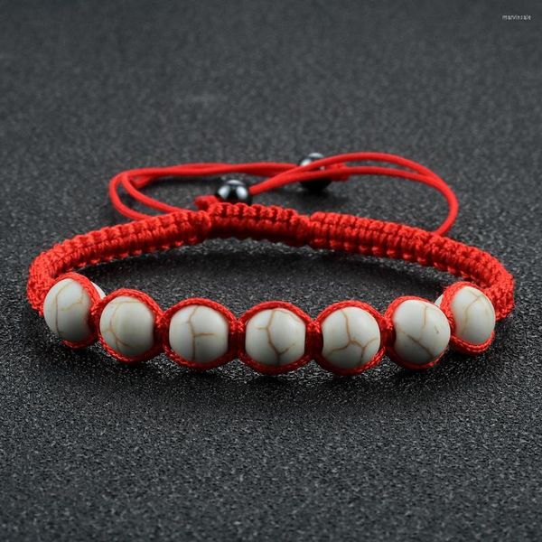 Chakra con ciondolo a forma di filo per donna, uomo, pietra naturale corniola, braccialetto intrecciato con corda rossa fortunata, braccialetti regolabili