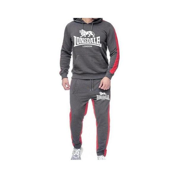 Tracce maschili da uomo designer londra tracce per pista da uomo abbigliamento da uomo piloti maglione cotone uomo con cappuccio due pezzi Aggiungi camicie sportive autunno dhfyh