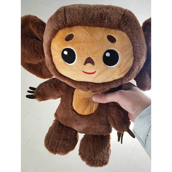 Anime de desenho animado de desenho animado de 25 cm de chheburashka macaco de pel￺cia brinquedo