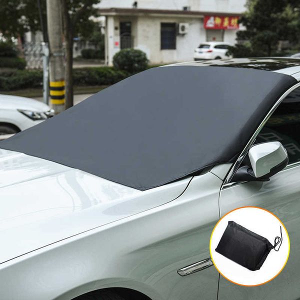 Four Seasons Automobile Magnetic Sunshade Capa Carro Windshield Sun Shade Protector Protetor Capa de carro frontal Tampa do pára -brisa dianteiro