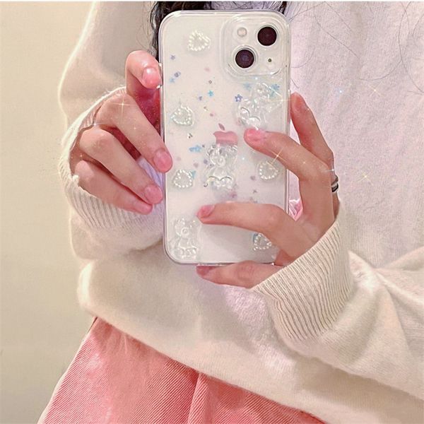 Modische Handyhüllen für iPhone 13 Pro Max 12 11 11Pro 11ProMax 7 8 Plus X XR XS XSMAX Designer-PU-Lederschale Bling Clear Cover