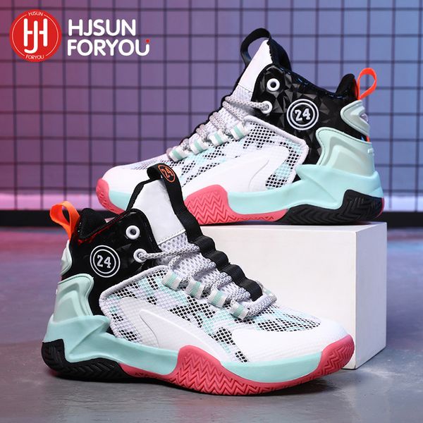 Sneakers Autumn Children Basketball Shoes Boy's Mesh Bask Botots Antislip Rubber soly Little Kid Kids Fitness Casual Sneakers 230208