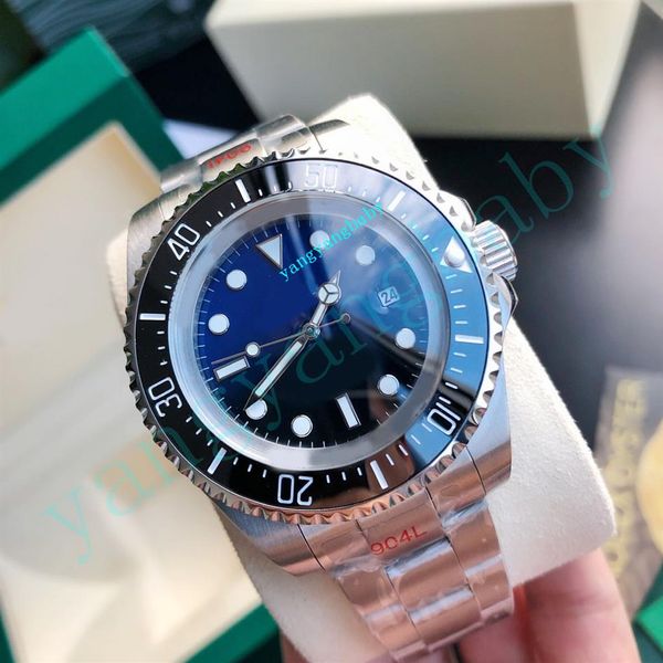 Fashion Waterproof observa um novo V5 BQ safira azul verde Dial preto Dial a￧o Cer￢mica preta Mens 44mm Watch Japan Movimento ME227Q