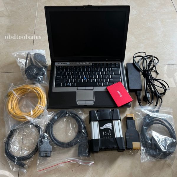 2024.01v D4.45 Diagnosetool für BMW Scanner ICOM NEXT A B C mit Expert HDD 1 TB SSD 960 GB in D630 Laptop Full Set ICOM Diagnose