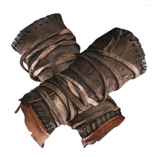 Joelheiras de joelheiras 1 par de braço que quente guarda bracers de estilo vintage respirável equipamento protetora bangage bangage putha de puntlet