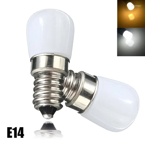Mini LED Ampuller E14 Buzdolabı 220V Lamba Vidalı Ampul Ekran Dolapları