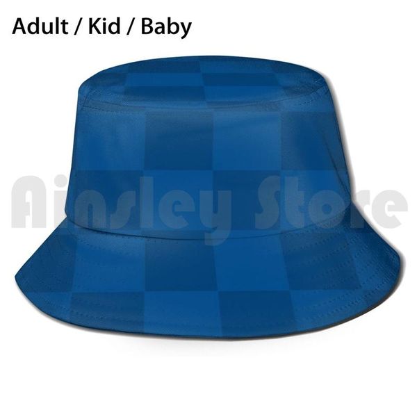 Berretti Everton Blue Checks Cappello da pescatore Adulto Bambino Baby Beach Cappelli da sole Toffees Etc Calcio Calcio The Blues CoybBerets