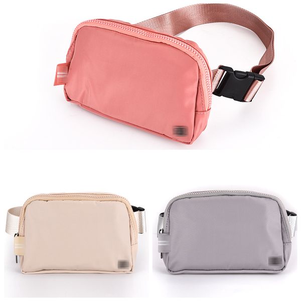 Bolsa de ioga bolsa de armazenamento lu belt bolsa fanny pack designer de luxo náilon esporte ao ar livre bolsa de peito para homens carteira carteira de ombro crossbody bolsas de cintura bolsas de estilingue