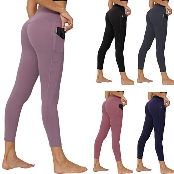 Aktive Hose aus Baumwolle, Haremshose für Damen, Yoga, weich, hohe Taille, Stretch, plissiert, lässig, sieben verrückte Herren-Reisen