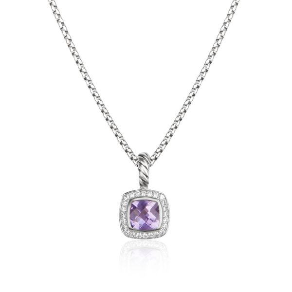 Colar de pendente Garnet Men pendente de 7mm jóias designer de jóias amethyst diamante petite alto topázio de ponta azul colar de jóias