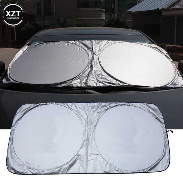 150x70cm Evrensel UV koruma kalkanı ön arka araba pencere güneş gölge güneş gölge vizör ön cam kapak otomobil anti kar buzu