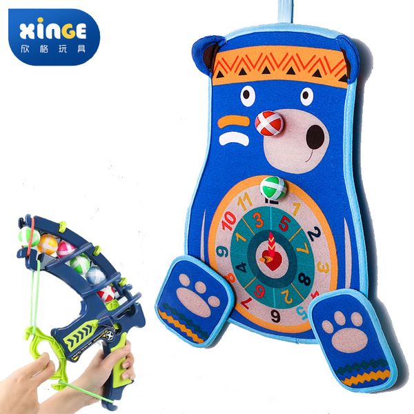 Outros brinquedos Kids Sticky Ball Dart Board Target Set para infantil jogos educacionais pré -escolar Matemática Aprenda a interação filho dos pais 230209