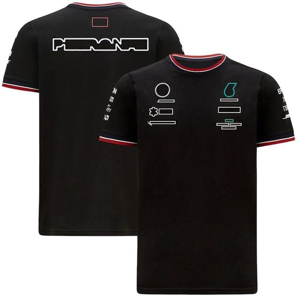 F1 camiseta corrida lapela camisa polo fórmula 1 fãs de manga curta topos cultura do carro roupas de secagem rápida podem ser personalizadas233o