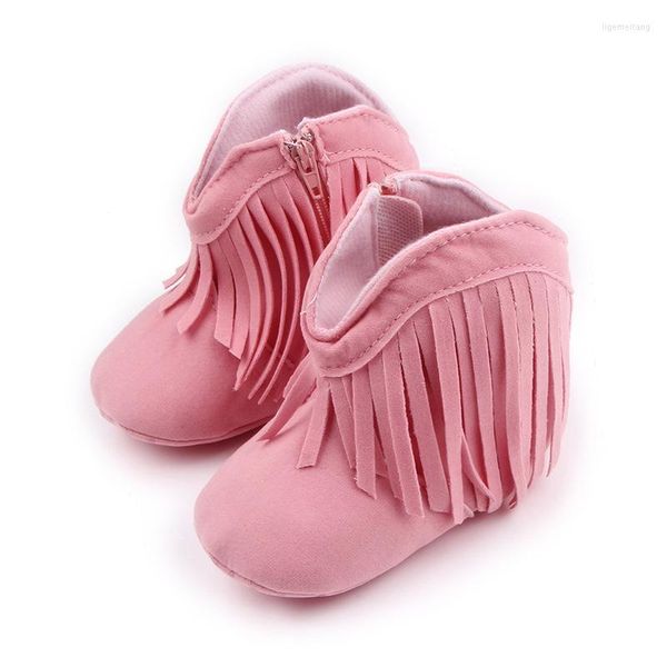 Erste Wanderer EBainel Baby Mädchen Stiefel Schuhe Warme Quasten Borns Mode Schnee Kleinkind Solide Fransen Winter Booties