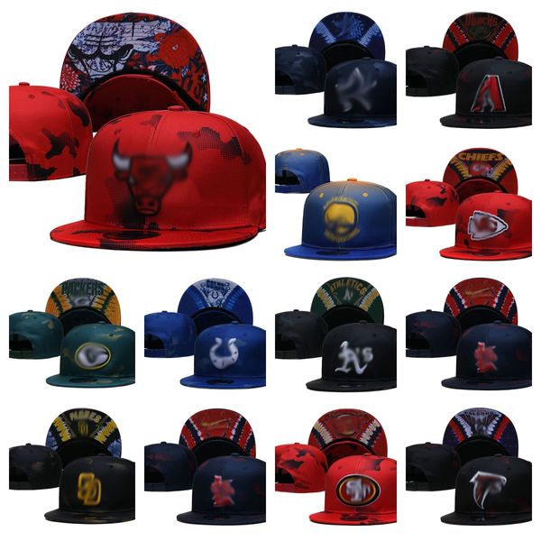 Unisexe Chapeaux de créateurs Snap Snapbacks Chapeau Toute l'équipe Mesh Snapback Casquettes de soleil Sports de plein air Snapback équipé Hip Hop Chapeau Broderie Cock Haricots de baseball Casquettes ordre mélangé