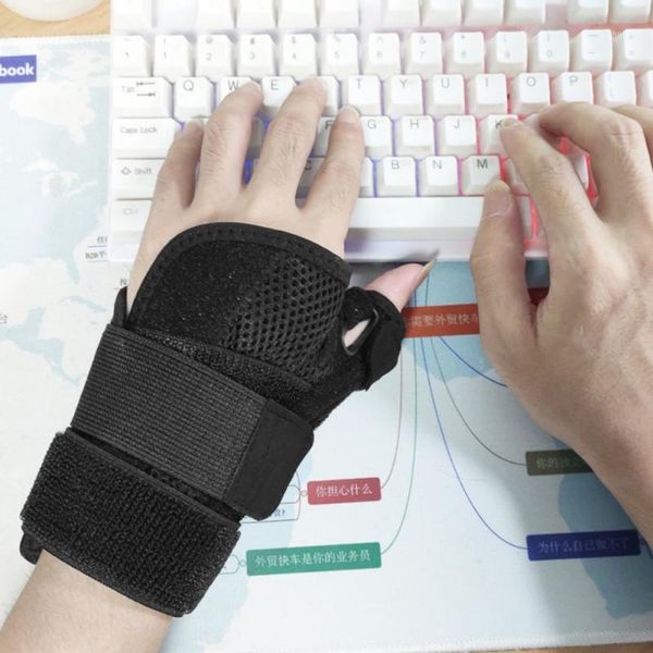 Suporte do pulso Brace do polego estabilizador de mão imobilizadora Sprain Frature Bainet Beathing Trigger Trigger Protector