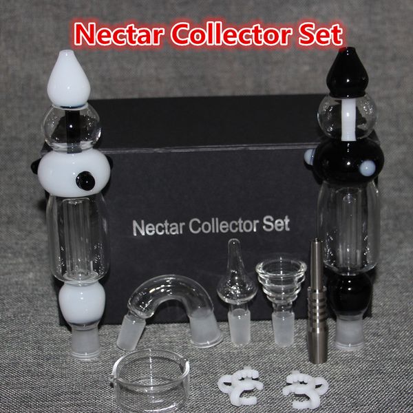 Goneybird Delux Kit Kit Nectar Наборы испаривания кальяны с Quarzt Ceramic Titanium Tip Tin