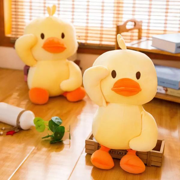 Internet schöne rote Ente heiße Verkäufe Douyin Spielzeug mit kleinen gelben Enten Puppen Kinder Geschenk Plüschtiere Großhandel Babygeschenke