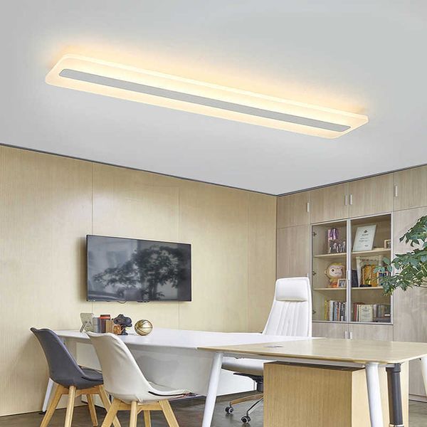 Işıklar Modern LED dikdörtgen şerit lamba yatak odası sundurma yemek mutfak oturma odası koridor ofis tavanı ışık 0209