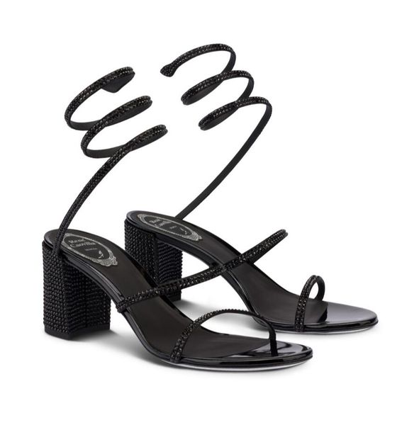 Marca de ver￣o CLEO SANDALS SANDALS SAPATOS RENESCAVILLAS EXCETO DO CRISTAL INSTRAￇￃO DO GRADIA DO GLADIA SANDALIAS CASAMENTO DE CHURA PARA CIMELADOR, FESTO, VESTIDO, NOITE