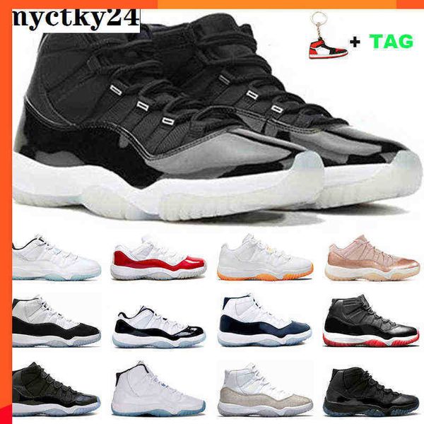 2023 Outdoor TOP OG 11 scarpe da basket 25TH 11s uomo donna concord High Low Legend Blue Citrus Space Jam Prom Night Outdoor Sports Sneakers Trainers Eur 36-47