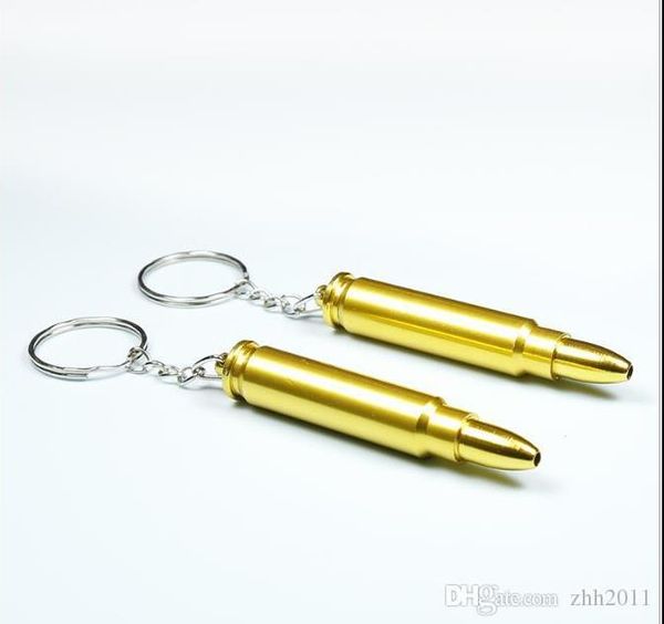 VENDA DE VENDA QUENTE Individual Metal Bullet Shape Pipe Chain Comprimento da cadeia 69mm