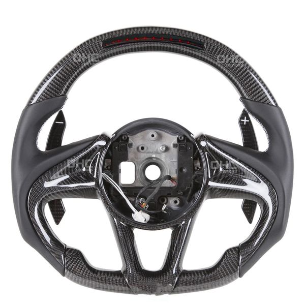 Rodas de direção Smart LED Fibra de carbono para McLaren Car Styling Racing Performance Driving Wheel